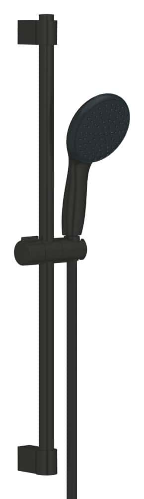 Conjunt de dutxa Grohe Tempesta 110 amb barra de 60cm 2 jets 8,5l/min negre mat