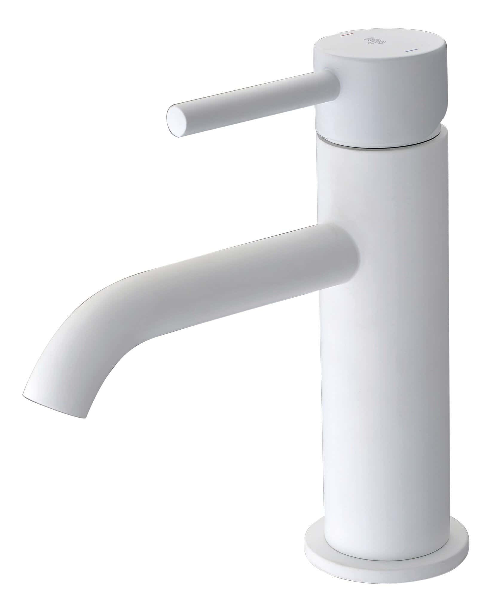 Grifo de lavabo Baho RONDO blanco 17,7 cm