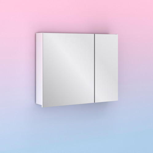 Espejo Amizuva MIDORI camerino blanco asimétrico 80 cm