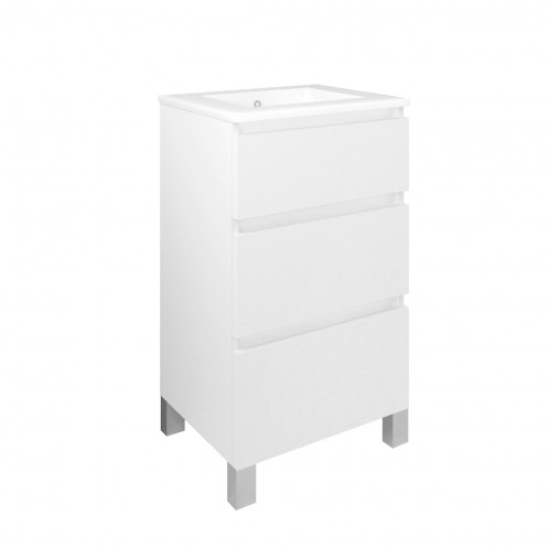 Mueble de baño Baho MANNING blanco brillo fondo reducido 60x38 cm