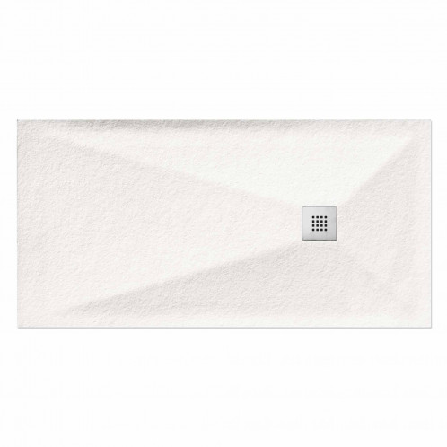 Plato MARMA de ducha blanco 80x100 cm