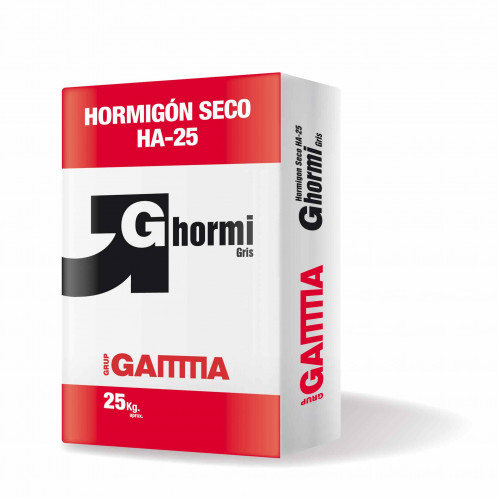 Saco Gamma albañileria ghormi ha-25 gris (25kg)