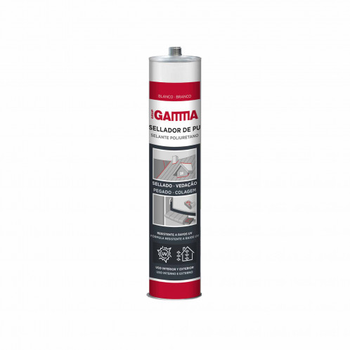 Cartucho sellador Gamma poliuretano blanco 300 ml (pack 24u.)
