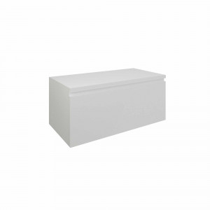 Mueble auxiliar LINE II blanco brillo 80 cm