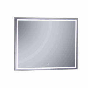 Espejo BRILLE PLUS luz led y touch antivaho 120x80 cm