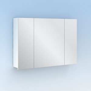 Espejo Amizuva MIDORI camerino blanco asimétrico 100 cm