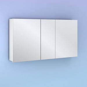 Espejo Amizuva MIDORI camerino blanco asimétrico 120 cm