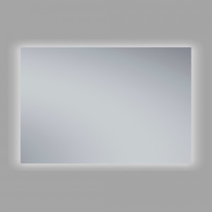 Espejo de baño LED integrado Baho HALO negro 70x80 cm - Grup Gamma