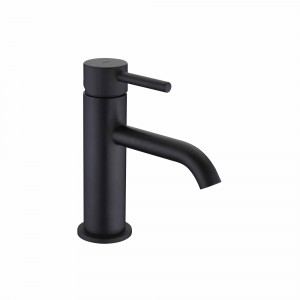 Grifo de lavabo Baho RONDO negro 17,7 cm 