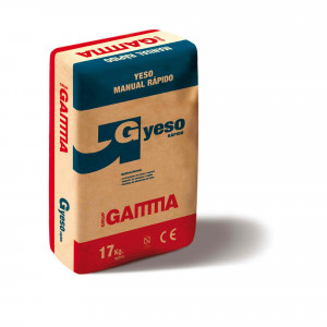 Saco Gamma albañileria yeso manual rapido 17kg