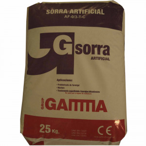 Saco Gamma sorra artificial 0/3 (25kg)