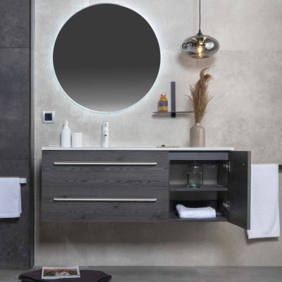 Espejo de baño retroiluminado LED Baho MOONLIGHT redondo Ø75  cm 