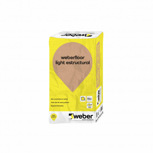 Saco Weberfloor light estructural gris 25 kg