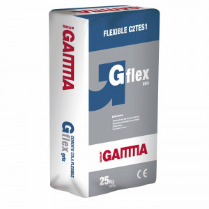 Saco Gamma cemento cola gflex c2tes1 gris