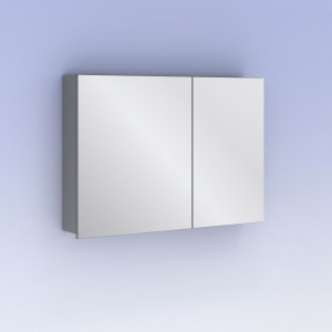 Espejo Amizuva MIDORI camerino gris asimétrico 90 cm