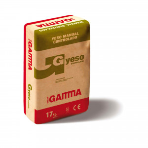Saco Gamma albañileria yeso manual controlado 17kg