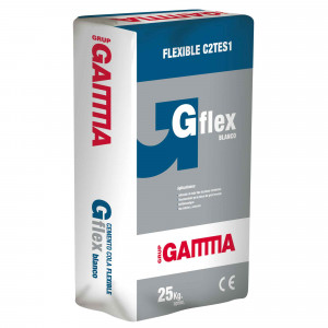 Saco Gamma cemento cola gflex c2t1 s1 blanco