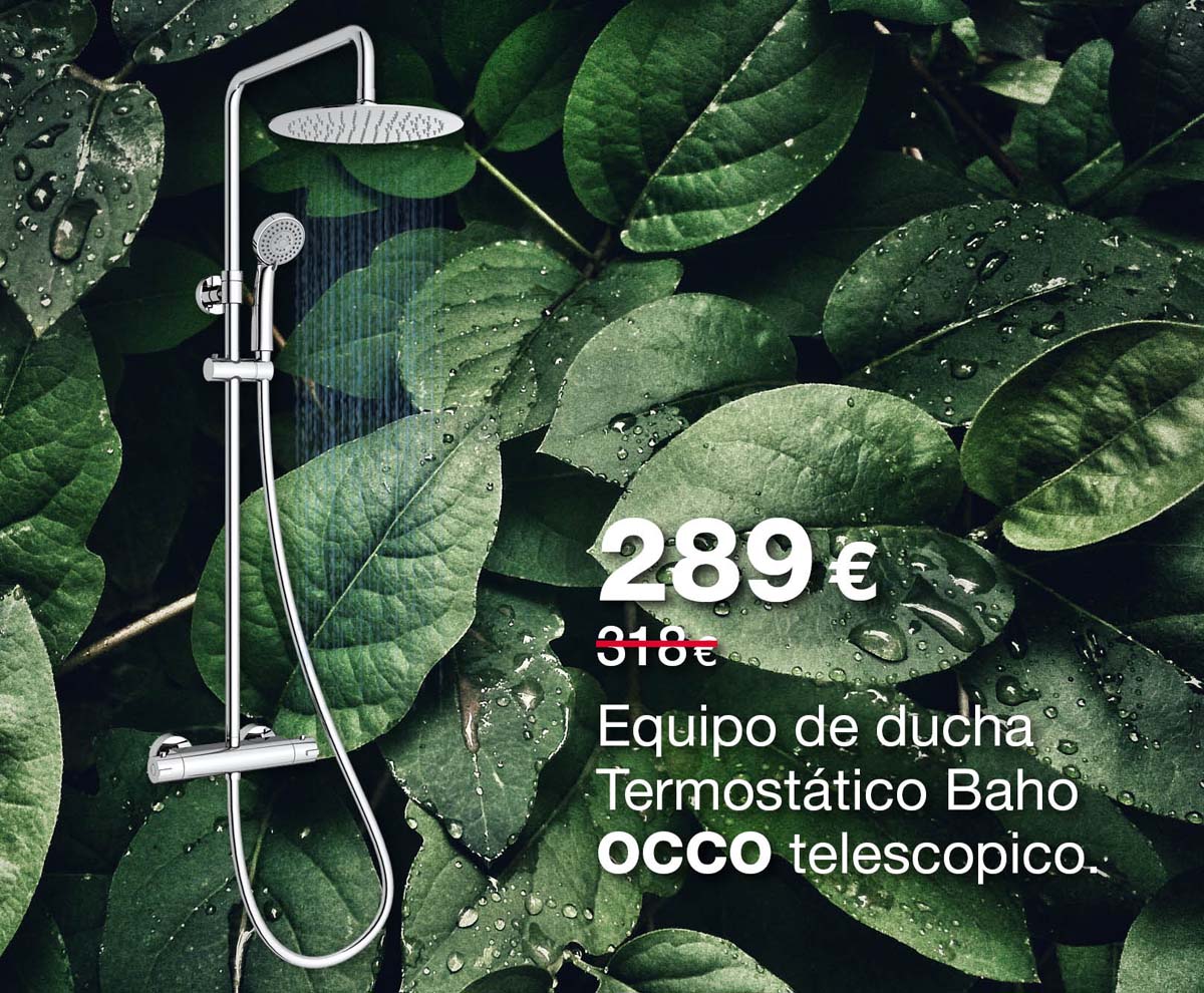 Equipo de ducha termostático OCCO